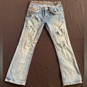 Marcin Slim Fit Boot Cut Rock Revival Jeans